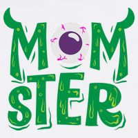 Momster Halloween Mom Flatbill Hat