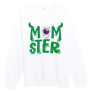 Momster Halloween Mom Premium Crewneck Sweatshirt