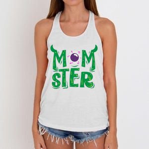 Momster Halloween Mom Women's Knotted Racerback Tank