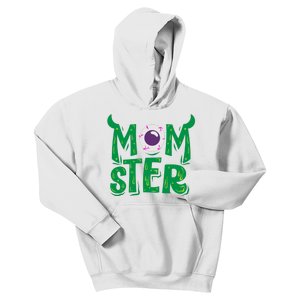 Momster Halloween Mom Kids Hoodie