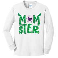 Momster Halloween Mom Kids Long Sleeve Shirt