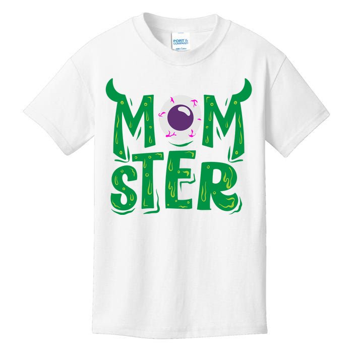 Momster Halloween Mom Kids T-Shirt