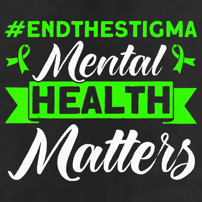 Mental Health Mental Health Matters Mental Health Awareness 7 Panel Mesh Trucker Snapback Hat