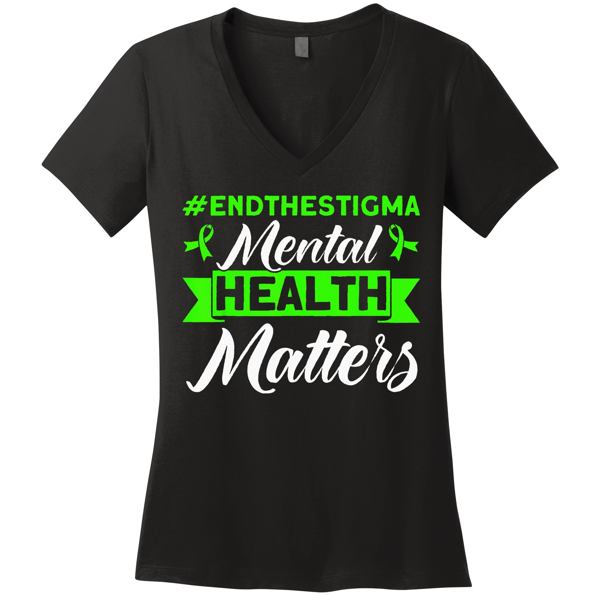 Mental Health Mental Health Matters Mental Health Awareness Women's V-Neck T-Shirt