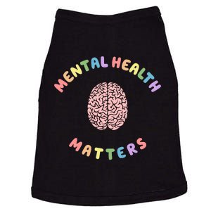 Mental Health Matters Rainbow Brain Awareness Doggie Tank