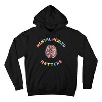 Mental Health Matters Rainbow Brain Awareness Hoodie