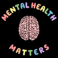 Mental Health Matters Rainbow Brain Awareness 7-Panel Snapback Hat