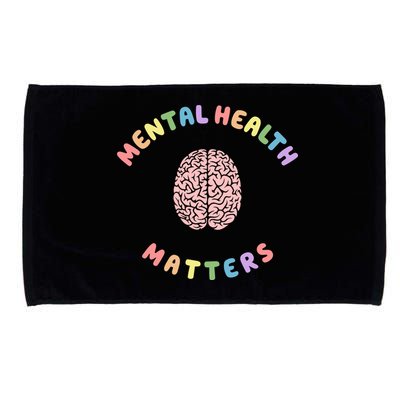 Mental Health Matters Rainbow Brain Awareness Microfiber Hand Towel
