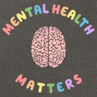 Mental Health Matters Rainbow Brain Awareness Cotton Canvas Backpack