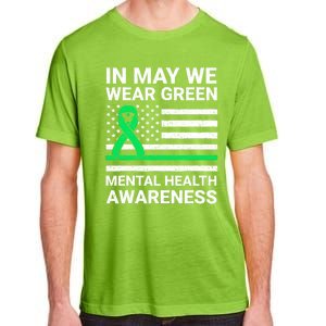 Mental Health Matters Green Ribbon Mental Health Awareness Adult ChromaSoft Performance T-Shirt