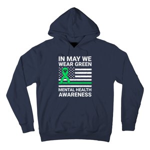 Mental Health Matters Green Ribbon Mental Health Awareness Hoodie