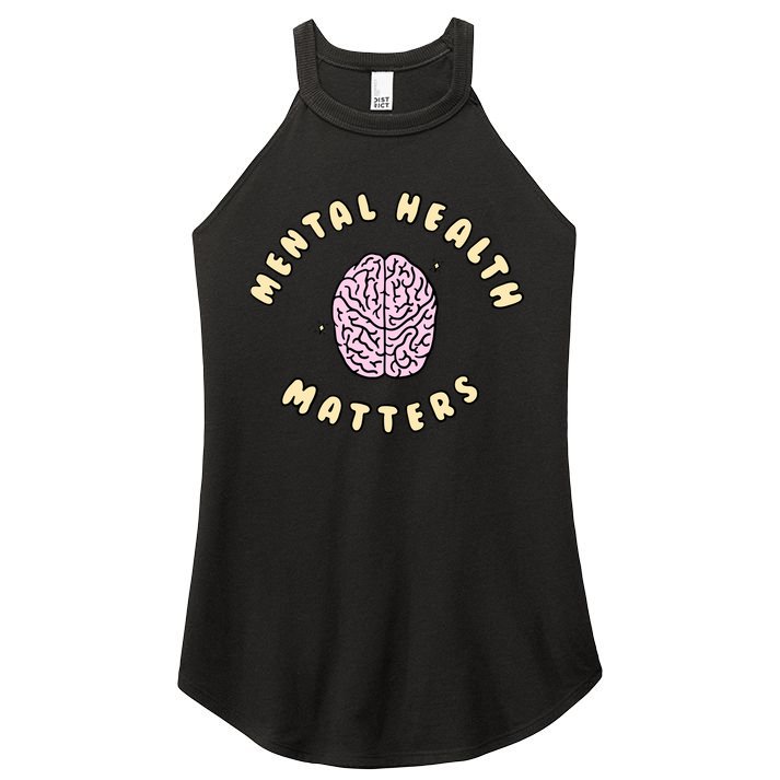 Mental Health Matters Women's Perfect Tri Rocker Tank