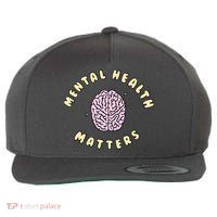 Mental Health Matters Wool Snapback Cap