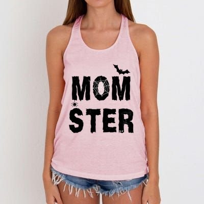 Momster Halloween Women's Knotted Racerback Tank