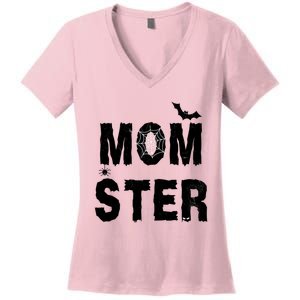 Momster Halloween Women's V-Neck T-Shirt