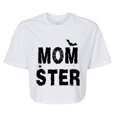 Momster Halloween Bella+Canvas Jersey Crop Tee