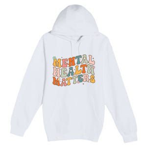 Mental Health Matters Human Brain Illness Awareness Men Premium Pullover Hoodie