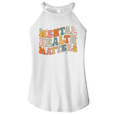 Mental Health Matters Human Brain Illness Awareness Men Women’s Perfect Tri Rocker Tank