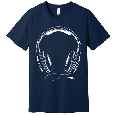 Music Headphones Premium T-Shirt