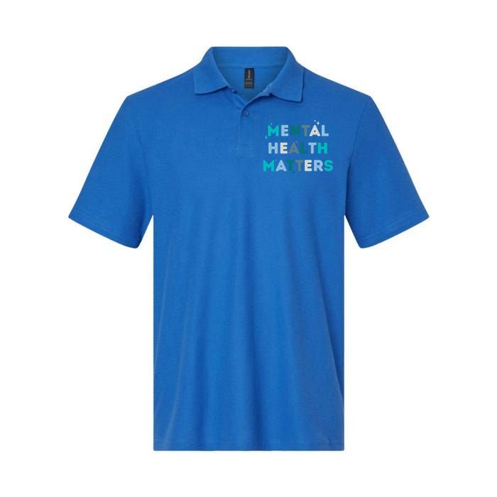 Mental Health Matters Tal Health Awareness Gift Softstyle Adult Sport Polo