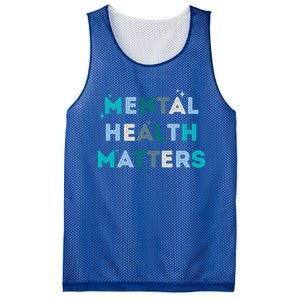 Mental Health Matters Tal Health Awareness Gift Mesh Reversible Basketball Jersey Tank