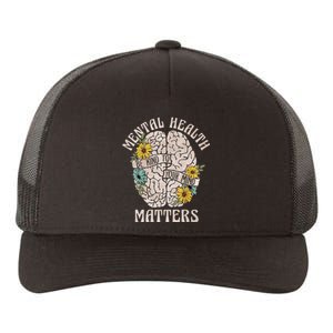 Mental Health Matters Be Kind To Your Mind Mental Awareness Yupoong Adult 5-Panel Trucker Hat