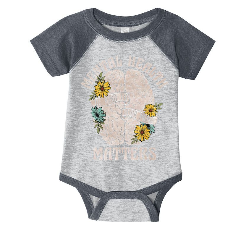 Mental Health Matters Be Kind To Your Mind Mental Awareness Infant Baby Jersey Bodysuit