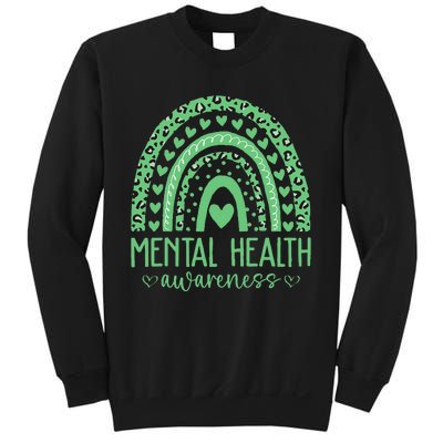 Mental Health Matters We Wear Green Mental Health Awareness Sweatshirt