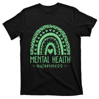 Mental Health Matters We Wear Green Mental Health Awareness T-Shirt