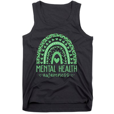 Mental Health Matters We Wear Green Mental Health Awareness Tank Top