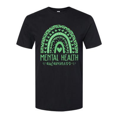 Mental Health Matters We Wear Green Mental Health Awareness Softstyle® CVC T-Shirt