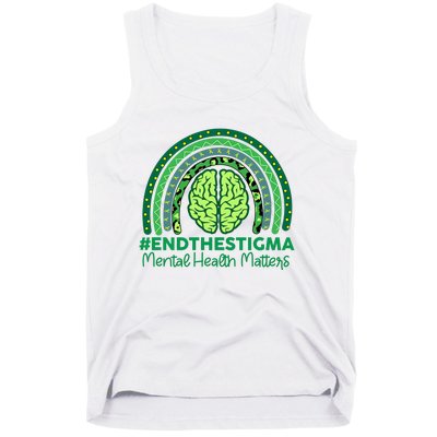 Mental Health Matters Rainbow Vintage Tank Top