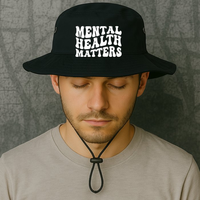Mental Health Matters Groovy Retro Bucket Hat
