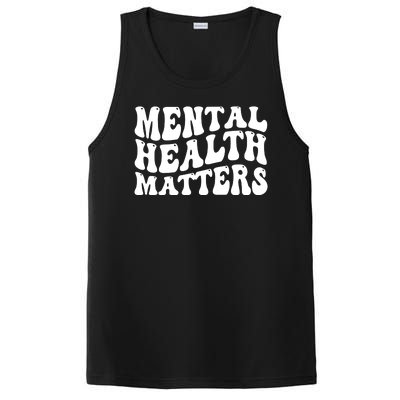 Mental Health Matters Groovy Retro PosiCharge Competitor Tank