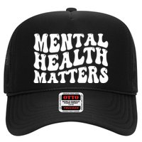 Mental Health Matters Groovy Retro Hat