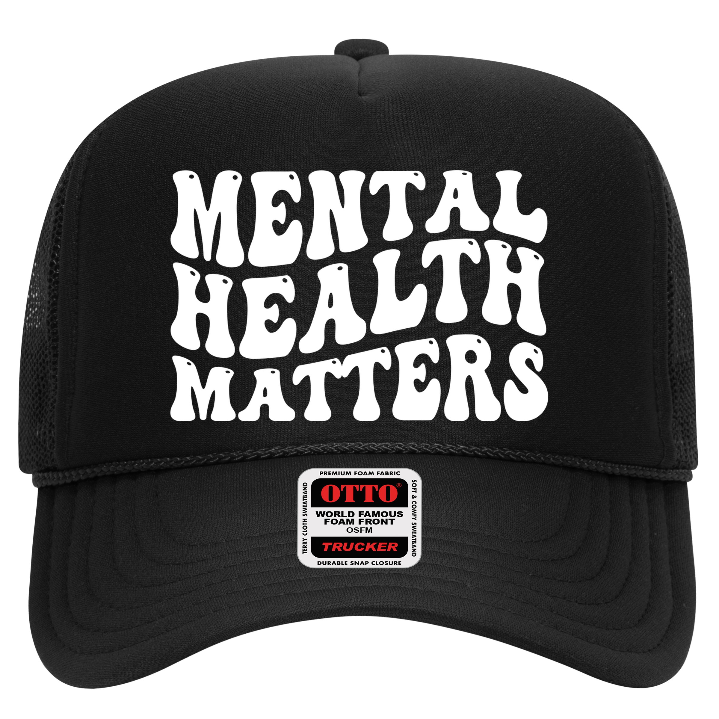 Mental Health Matters Groovy Retro Hat