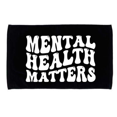 Mental Health Matters Groovy Retro Microfiber Hand Towel