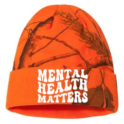 Mental Health Matters Groovy Retro Kati Licensed 12" Camo Beanie