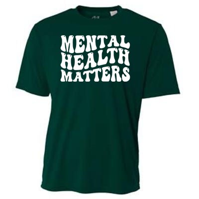 Mental Health Matters Groovy Retro Cooling Performance Crew T-Shirt