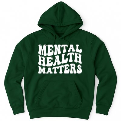 Mental Health Matters Groovy Retro Hoodie