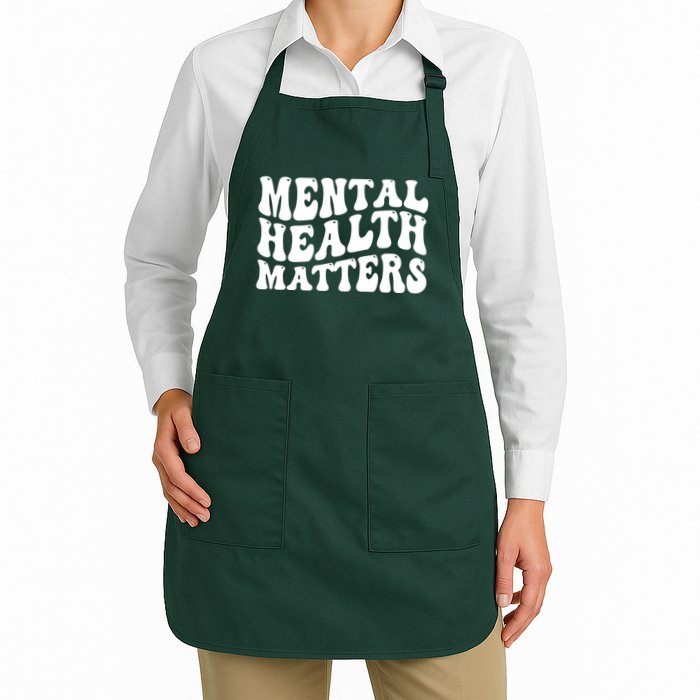 Mental Health Matters Groovy Retro Apron