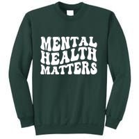 Mental Health Matters Groovy Retro Sweatshirt