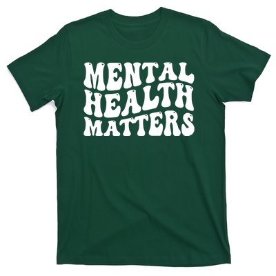 Mental Health Matters Groovy Retro T-Shirt