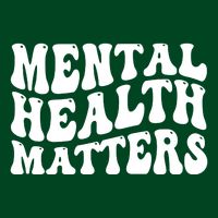 Mental Health Matters Groovy Retro Button