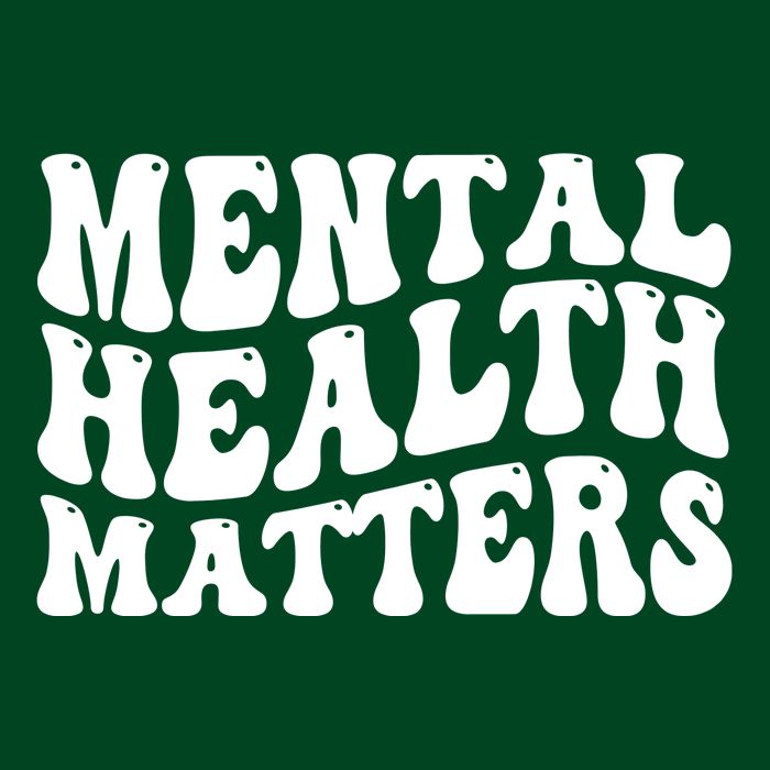 Mental Health Matters Groovy Retro Button