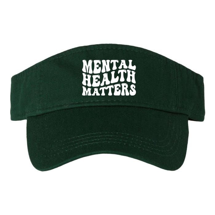 Mental Health Matters Groovy Retro Valucap Bio-Washed Visor