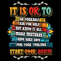 Mental Health Make Mistakes Be Yourself Inspirational Backpack