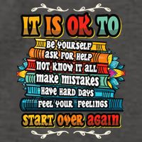 Mental Health Make Mistakes Be Yourself Inspirational Vector Backpack