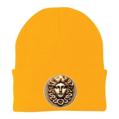 Medusa Head Myth Gorgon Snake Hair Greek Mythology Gift Knit Cap Winter Beanie