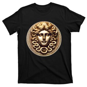 Medusa Head Myth Gorgon Snake Hair Greek Mythology Gift T-Shirt